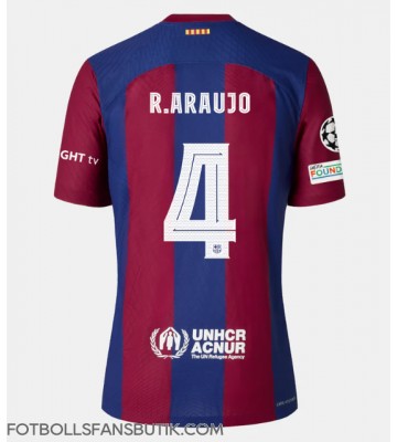 Barcelona Ronald Araujo #4 Replika Hemmatröja 2023-24 Kortärmad